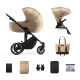 Універсальна коляска 2 в 1 Kinderkraft Prime 2 Sandrose Beige KSPRIM02BEG2000