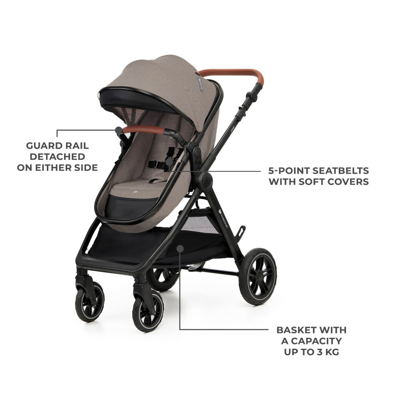 Універсальна коляска 3 в 1 Kinderkraft Esme Pro Sand Beige KSESME00BEG300N