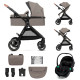 Універсальна коляска 3 в 1 Kinderkraft Esme Pro Sand Beige KSESME00BEG300N