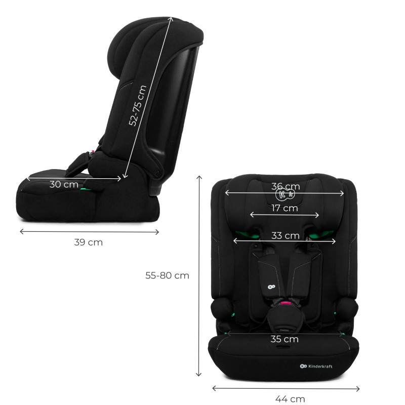 Автокрісло Kinderkraft i-Comfy i-Size Black KCICOM00BLK0000