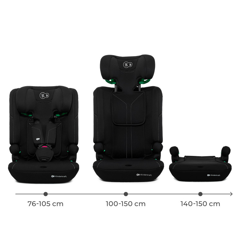 Автокрісло Kinderkraft i-Comfy i-Size Black KCICOM00BLK0000