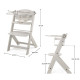 Стільчик для годування Kinderkraft Enock Beige KKKENOCBEGF0000
