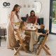 Стільчик для годування Kinderkraft Enock Brown KKKENOCBRWF0000