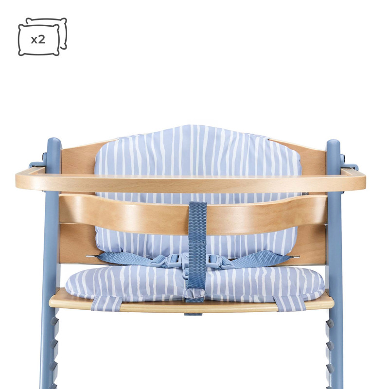 Стільчик для годування з подушкою Kinderkraft Enock Nordic Breeze KHENOC00NOR0000