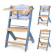 Стільчик для годування з подушкою Kinderkraft Enock Nordic Breeze KHENOC00NOR0000
