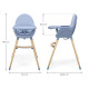 Стільчик для годування 2 в 1 Kinderkraft Fini 2 Nordic Breeze KHFINI02NOR0000