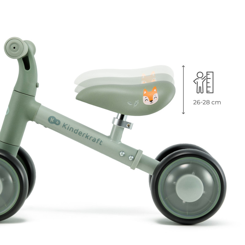 Каталка-біговел Kinderkraft Cutie Flash Green KRCUFL00GRE0000
