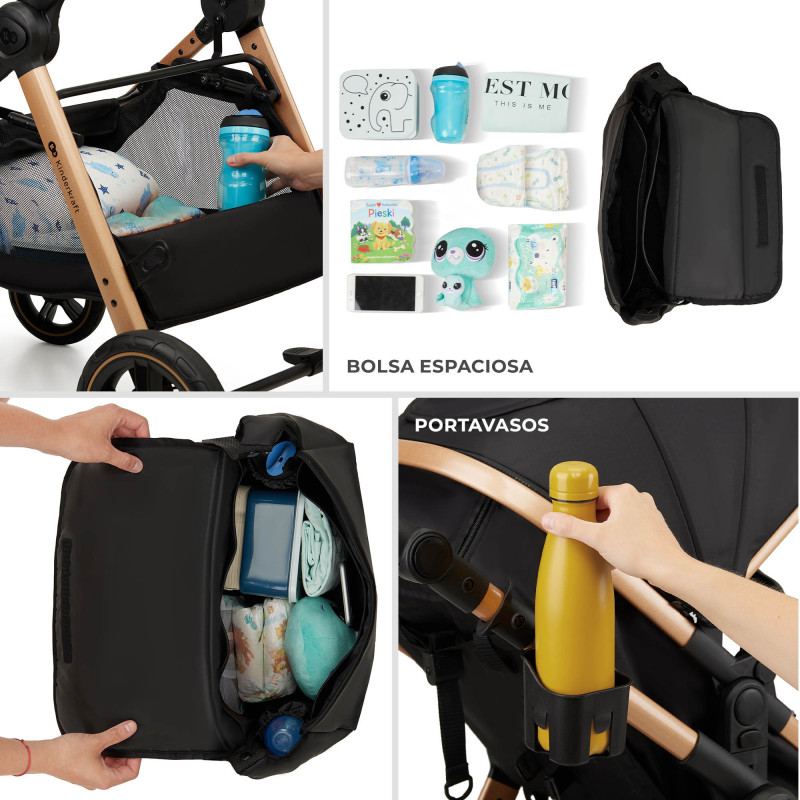 Універсальна коляска 2 в 1 Kinderkraft Esme Grey KSESME00GRY2000