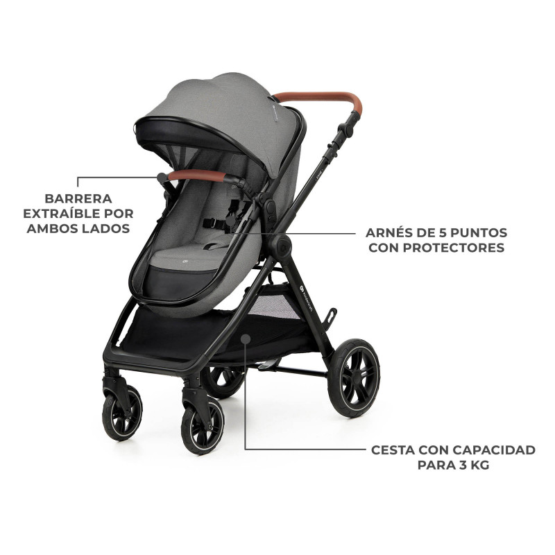 Універсальна коляска 2 в 1 Kinderkraft Esme Grey KSESME00GRY2000