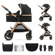 Універсальна коляска 2 в 1 Kinderkraft Esme Black KSESME00BLK2000
