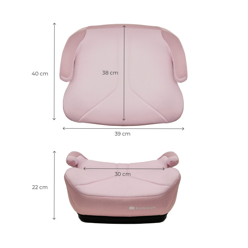 Автокрісло-бустер Kinderkraft i-Boost 2 Pink KCIBOO02PNK0000