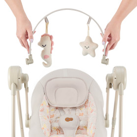 Крісло-гойдалка Kinderkraft Swingee Beige KBSWIN00BEG0000