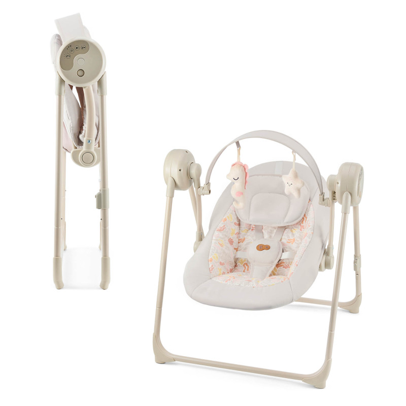 Крісло-гойдалка Kinderkraft Swingee Beige KBSWIN00BEG0000