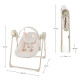 Крісло-гойдалка Kinderkraft Swingee Beige KBSWIN00BEG0000