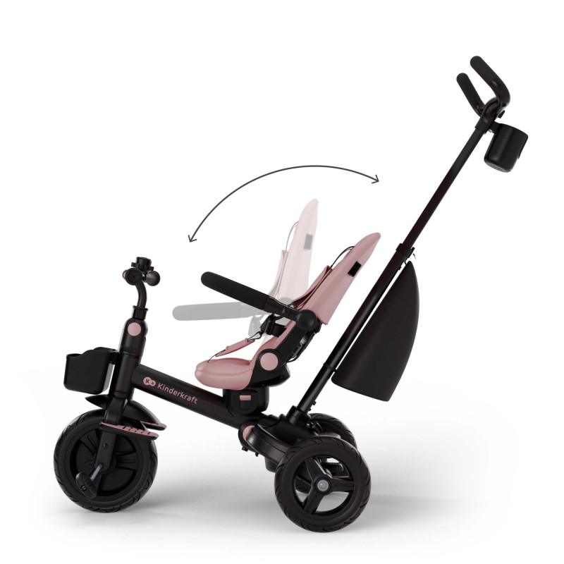 Триколісний велосипед Kinderkraft Aveo 2 Plus Pink KRAVEO02PNK0000