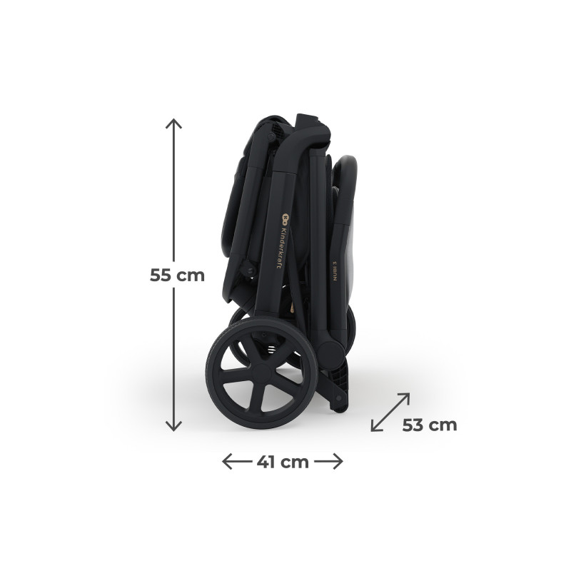 Прогулянкова коляска Kinderkraft Nubi 3 Midnight Black KSNUBI03BLK0000