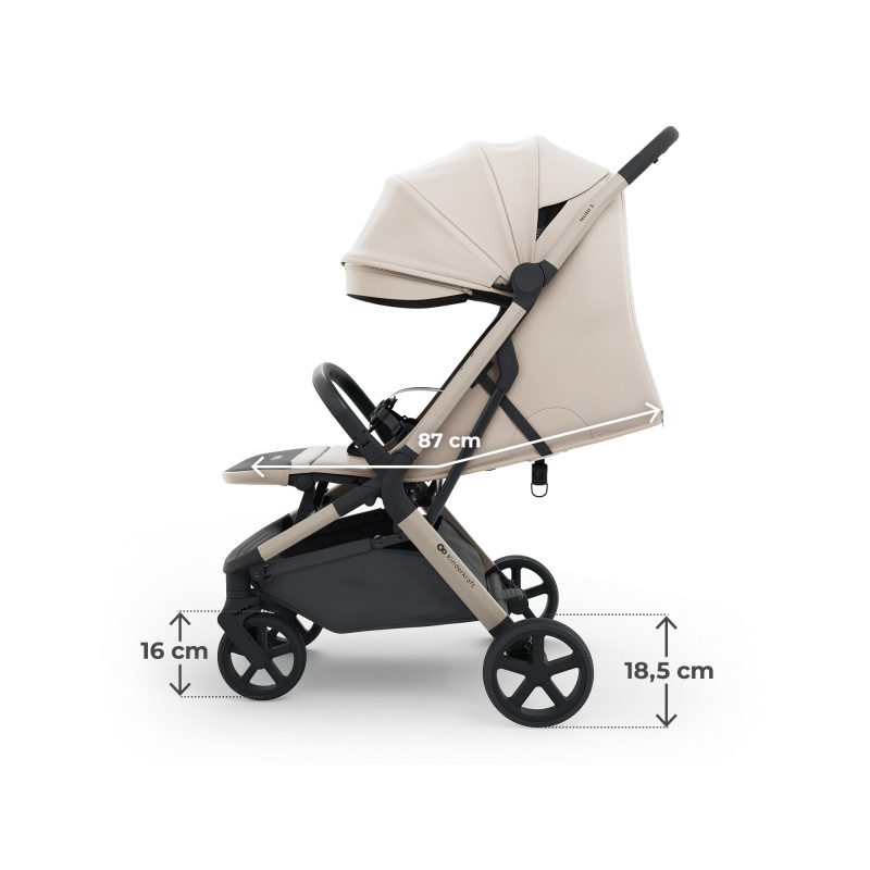 Прогулянкова коляска Kinderkraft Nubi 3 Sand Beige KSNUBI03BEG0000