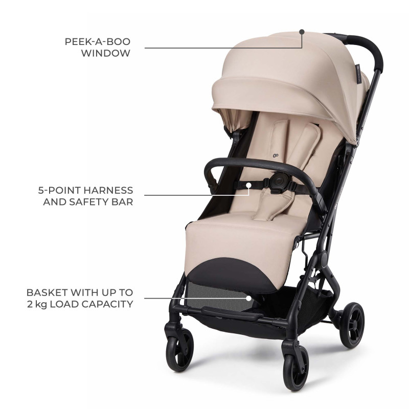 Прогулянкова коляска Kinderkraft Indy 3 Misty Beige KSINDY03BEG0000