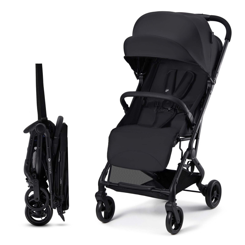 Прогулянкова коляска Kinderkraft Indy 3 Coal Black KSINDY03BLK0000