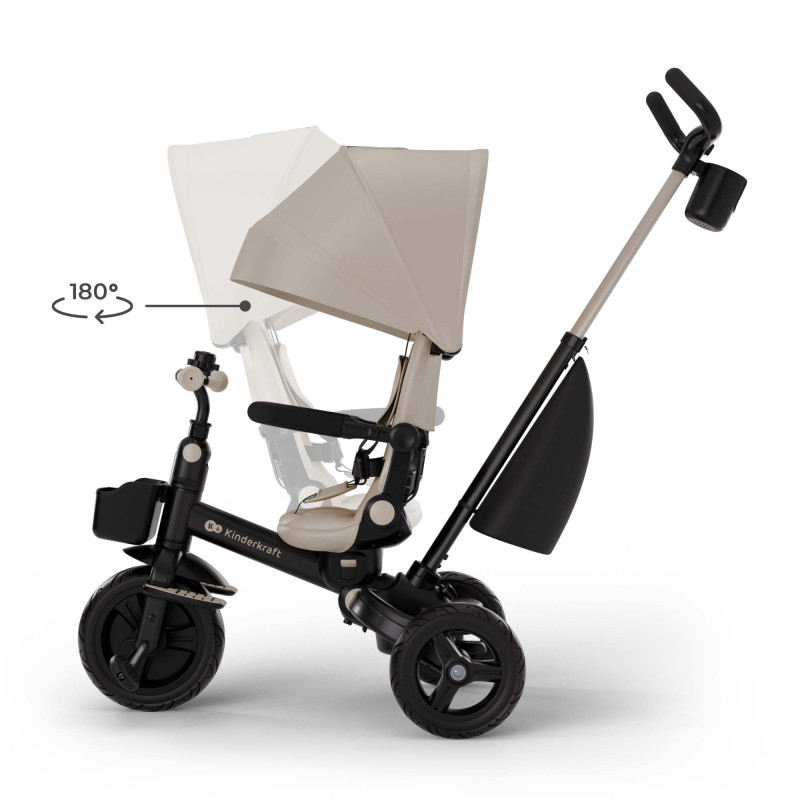 Триколісний велосипед Kinderkraft Aveo 2 Plus Beige KRAVEO02BEG0000