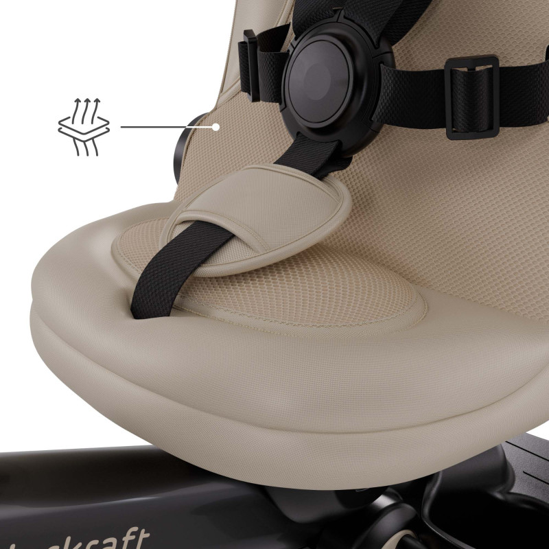 Триколісний велосипед Kinderkraft Aveo 2 Plus Beige KRAVEO02BEG0000