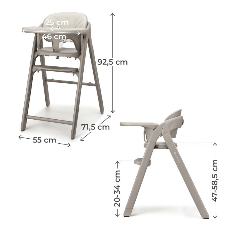 Стільчик для годування Kinderkraft Tino Beige KHTINO00BEG0000