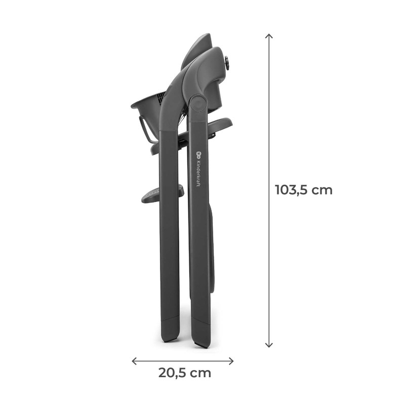 Стільчик для годування Kinderkraft Tino Grey KHTINO00GRY0000