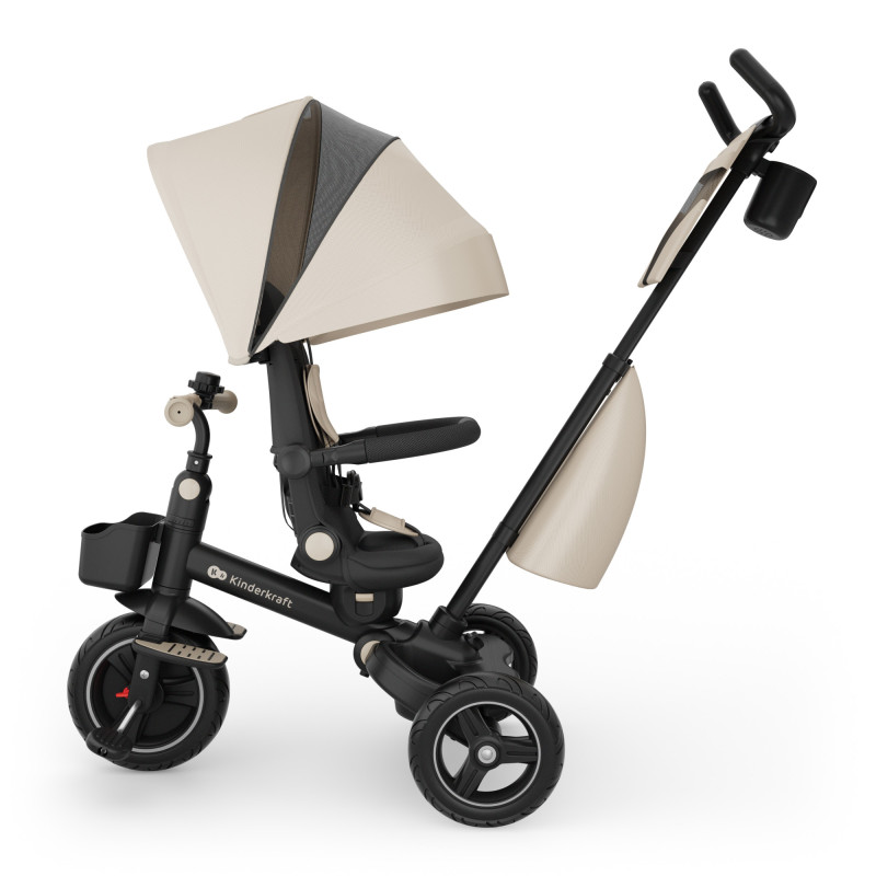 Триколісний велосипед Kinderkraft Spinstep 2 Plus Beige KRSPST02BEGPL00