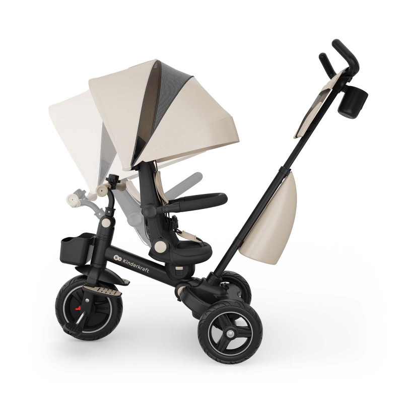 Триколісний велосипед Kinderkraft Spinstep 2 Plus Beige KRSPST02BEGPL00