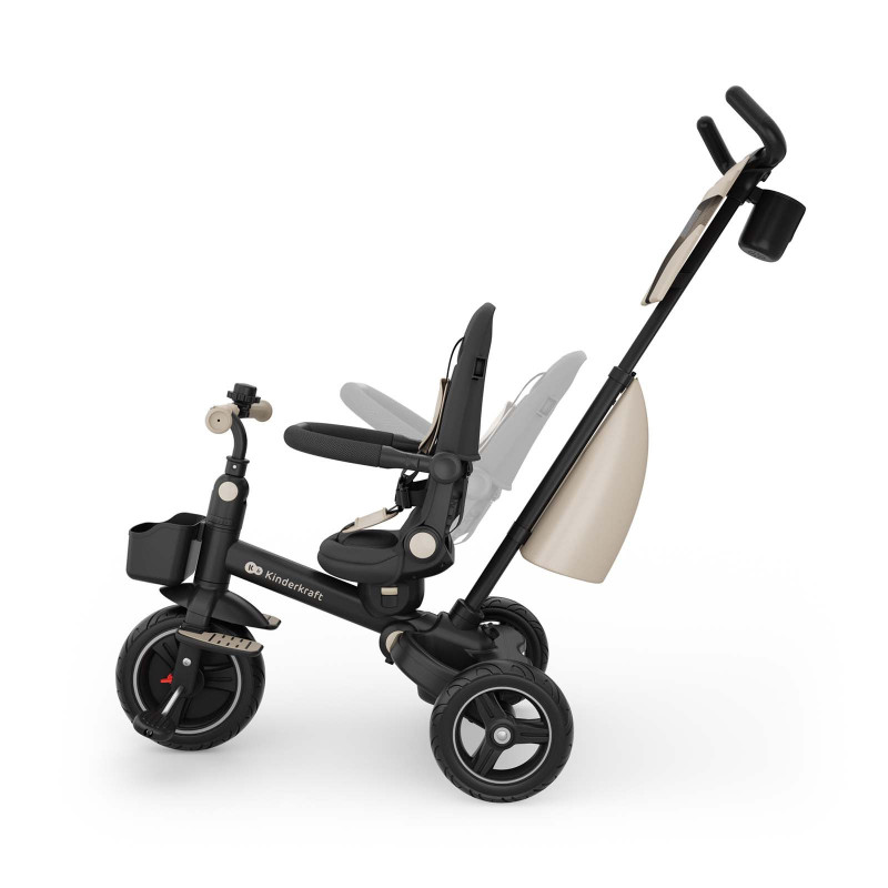 Триколісний велосипед Kinderkraft Spinstep 2 Plus Beige KRSPST02BEGPL00