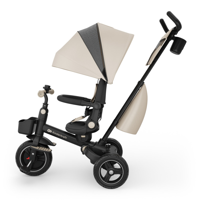 Триколісний велосипед Kinderkraft Spinstep 2 Plus Beige KRSPST02BEGPL00