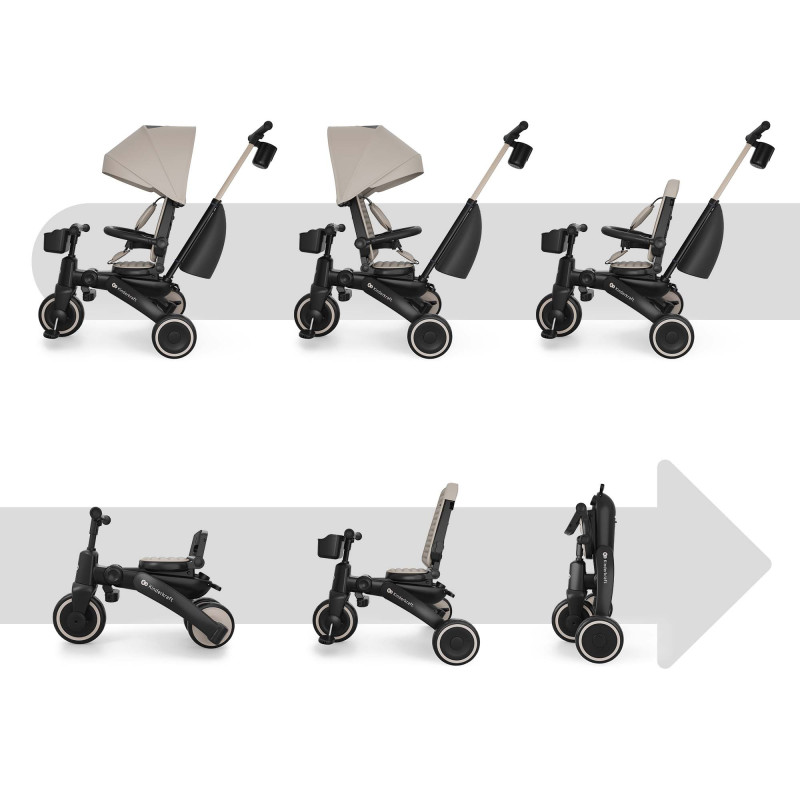 Триколісний велосипед Kinderkraft Jazz 3 Beige KRJAZZ03BEG0000