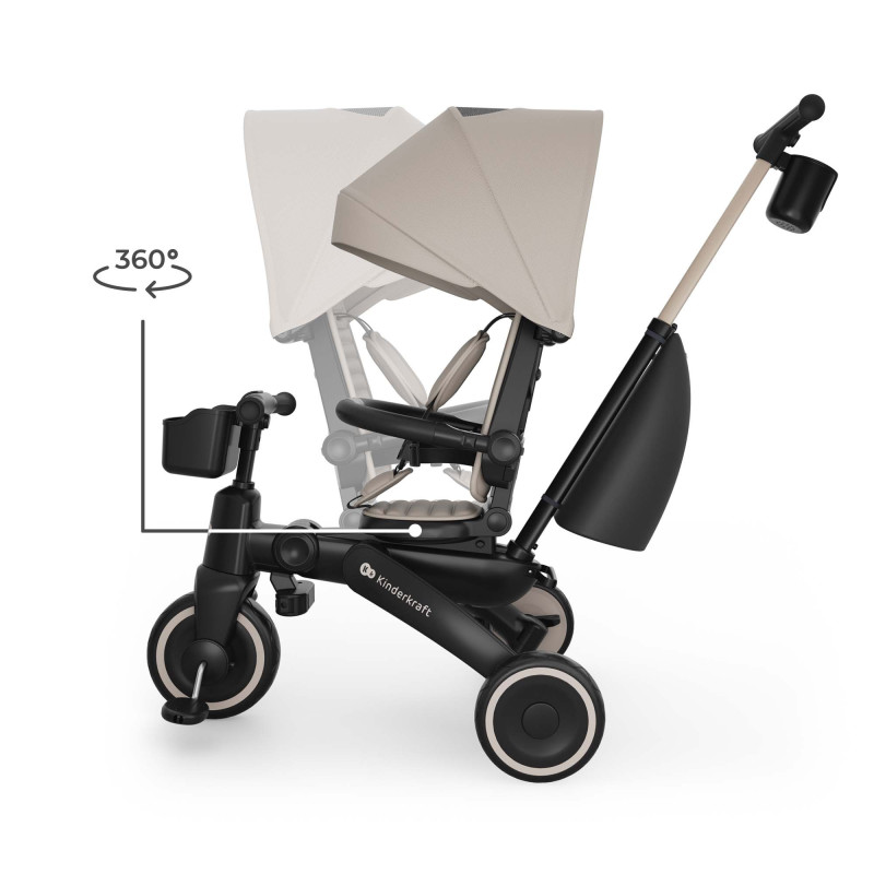 Триколісний велосипед Kinderkraft Jazz 3 Beige KRJAZZ03BEG0000