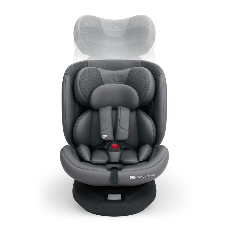 Автокрісло Kinderkraft i-Grow 2 Plus i-Size Grey KCIGRO02GRYPL00