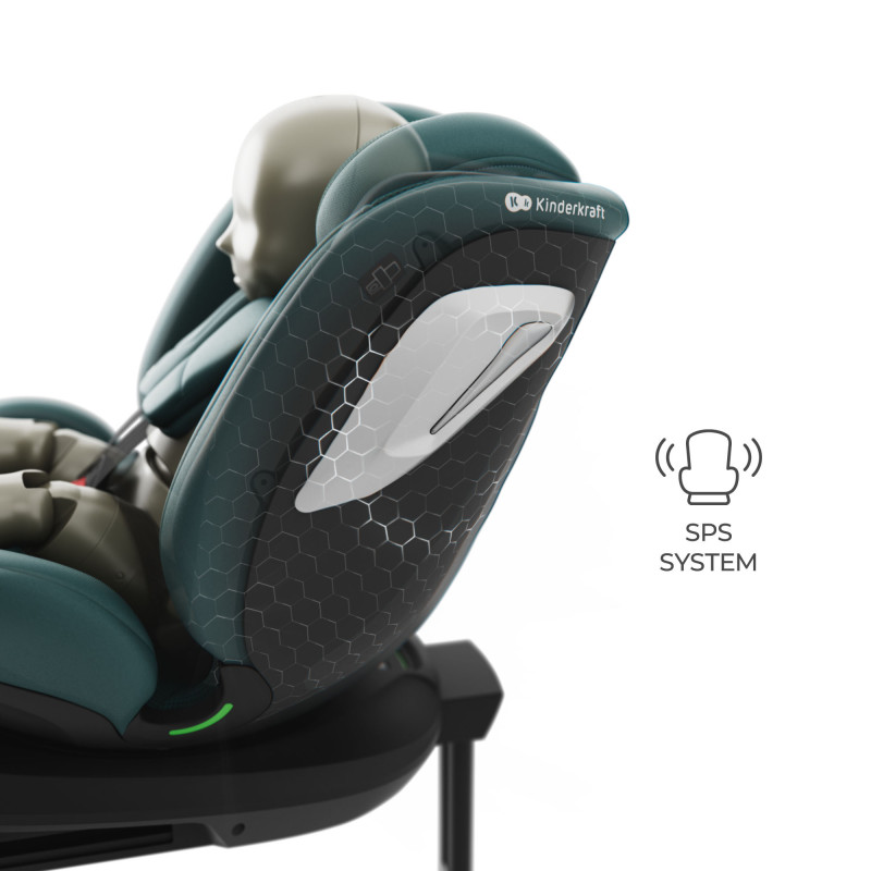 Автокрісло Kinderkraft i-Grow 2 Plus i-Size Green KCIGRO02GREPL00