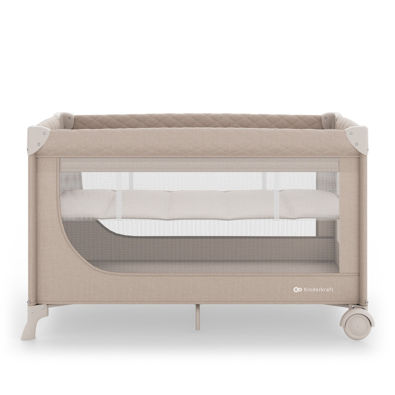 Ліжко-манеж Kinderkraft Leody UP Beige KCLEODUPBEG0000