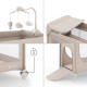 Ліжко-манеж з пеленатором Kinderkraft Leody Up Beige KCLEODUPBEG00AC