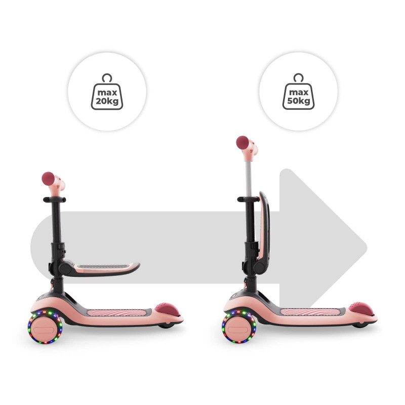 Самокат Kinderkraft Halley 2 Rose Pink KRHALL02PNK0000
