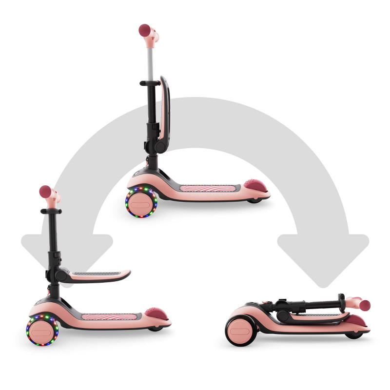 Самокат Kinderkraft Halley 2 Rose Pink KRHALL02PNK0000