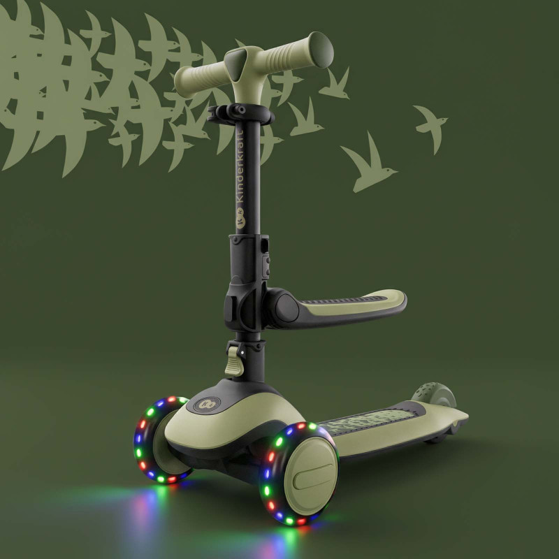 Самокат Kinderkraft Halley 2 Grassland Green KRHALL02GRE0000