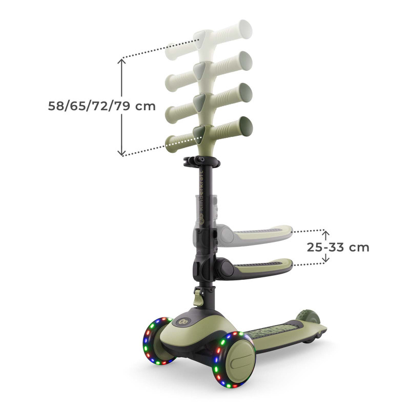 Самокат Kinderkraft Halley 2 Grassland Green KRHALL02GRE0000