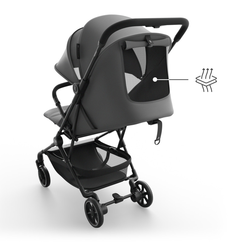 Прогулянкова коляска Kinderkraft Nebo Platinum Grey Beige KSNEBO00GRY0000