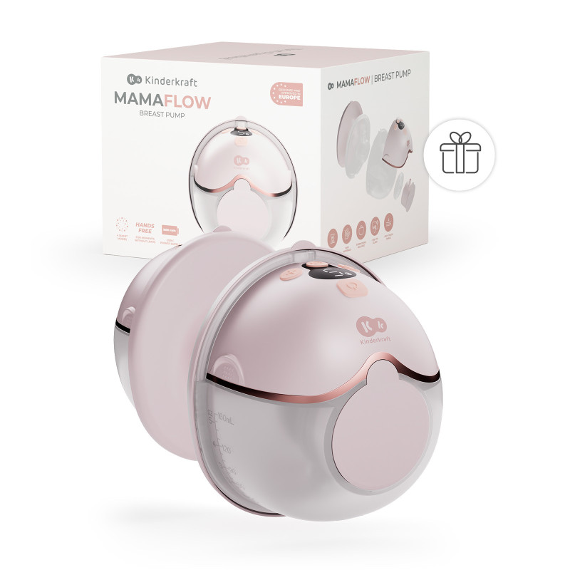 Електричний молоковідсмоктувач Kinderkraft MamaFlow Pink KEMAFL00PNK0000
