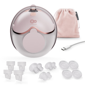 Електричний молоковідсмоктувач Kinderkraft MamaFlow Pink KEMAFL00PNK0000