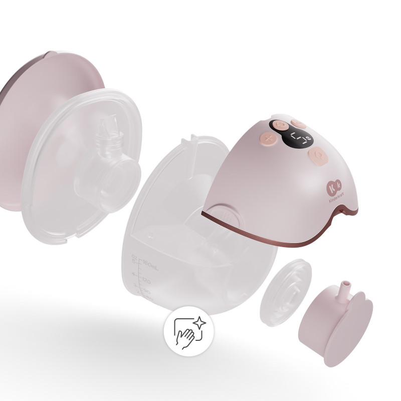 Електричний молоковідсмоктувач Kinderkraft MamaFlow Pink KEMAFL00PNK0000