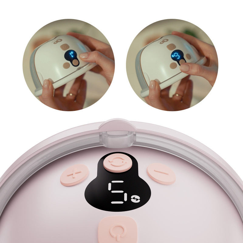 Електричний молоковідсмоктувач Kinderkraft MamaFlow Pink KEMAFL00PNK0000