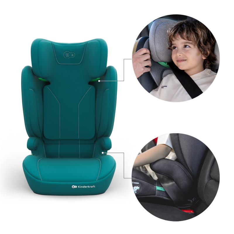 Автокрісло Kinderkraft i-Spark 2 Plus i-Size Green KCISPA02GREPL00