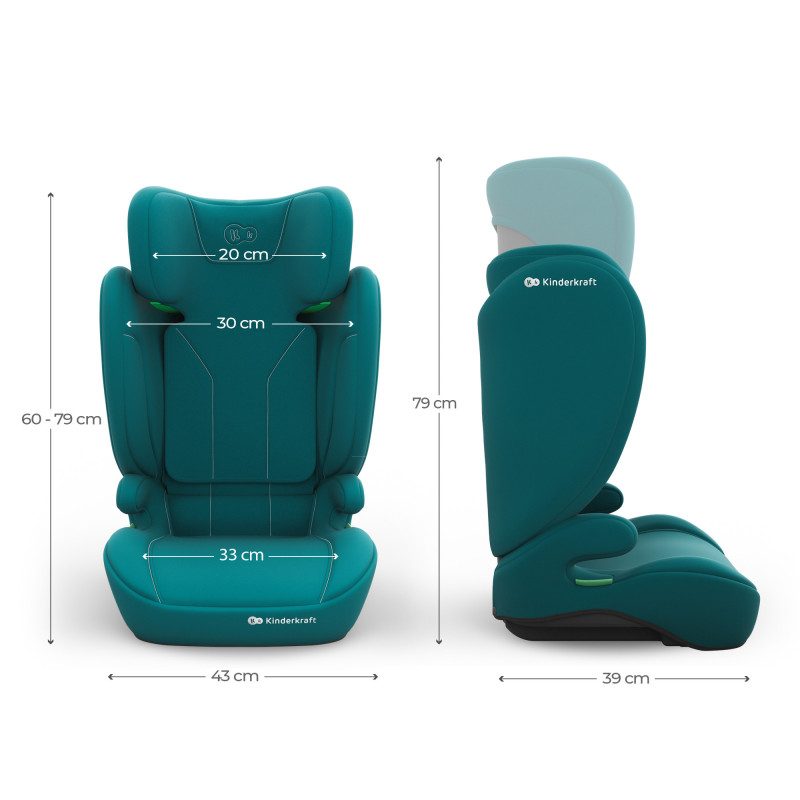 Автокрісло Kinderkraft i-Spark 2 Plus i-Size Green KCISPA02GREPL00