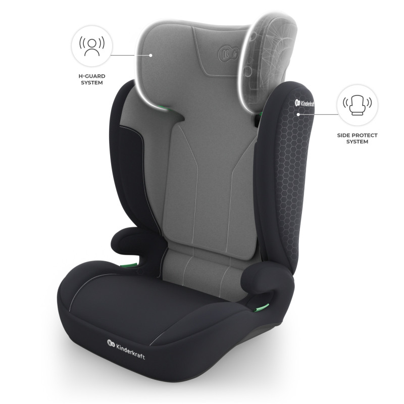 Автокрісло Kinderkraft i-Spark 2 Plus i-Size Grey KCISPA02GRYPL00