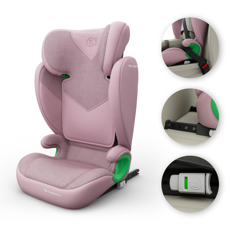 Автокрісло Kinderkraft Junior Fix 2 Plus i-Size Pink KCJUFI20PNKPL0N
